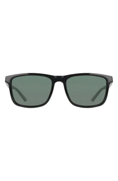 Nike Vital Core 55mm Round Sunglasses In Green