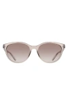 Nike Vital Trend 55mm Gradient Round Sunglasses In Brown