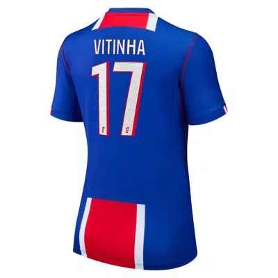 Nike Vitinha Paris Saint-germain 2026/27 Stadium Home  Women's Dri-fit Soccer Jersey In Blue