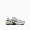 Nike Mesh V2k Run Low Top Sneakers With Metallic Faux Leather Tri In Silver