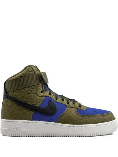 Nike W Air Force 1 Hi Prm Suede Sneakers In Green