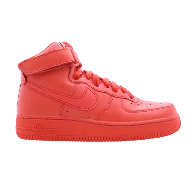 Pre-owned Nike W's Air Force 1 High In Red