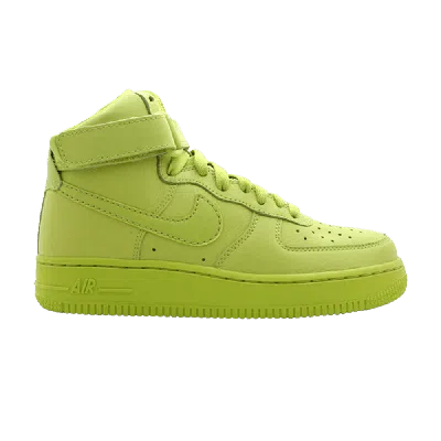 Pre-owned Nike W's Air Force 1 High In Yellow