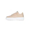 Nike Air Force 1 Pixel Low Top Platform Sneakers In Particle Beige/particle Beige/black