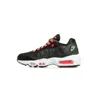 Nike Lace Up Sneakers In Black/green Strike/flash Crimson/white