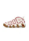 Nike Women S Air More Uptempo Sneakers Phantom / Gym Red In Phantom/gym Red/gum Light Brown/clear