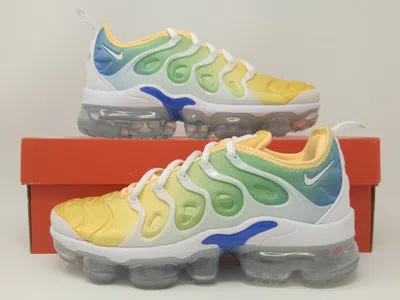 Pre-owned Nike W Air Vapormax Plus Rainbow 2018 Light Menta Women's Size 6 Ao4550-100 In White