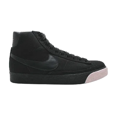 Pre-owned Nike W's Blazer Mid Basic In Black