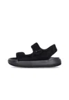 Nike Touch-strap Platform Sandals In Black