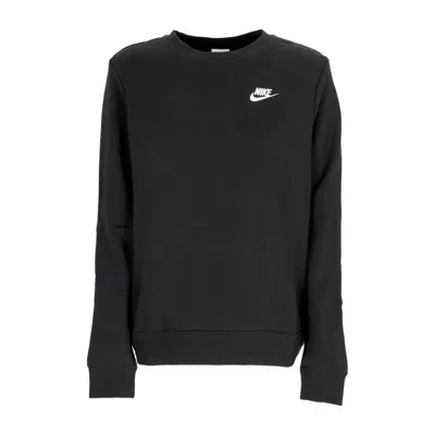 Nike W Club Fleece Crewneck Women's Sweatshirt Black/white
