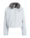 Nike W Nsw Air Tf Cord Wntr Jkt Woman Down Jacket Light Grey Size S Cotton In Grey