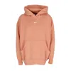 Nike W Sportswear Women's Hoodie Phoenix Fleece Oversized Pullover Hoodie Amber Brown/sail