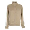 Nike W Sportswear Women's Tracksuit Jacket Poly-knit Swoosh Jacket Khaki/white In Khaki/white