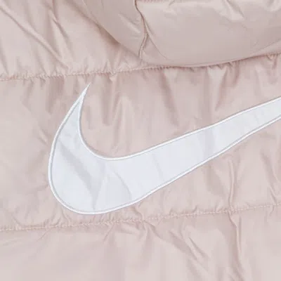 Nike W Therma Fit Repel Classic Hooded Parka Women's Long Down Jacket White/black/black