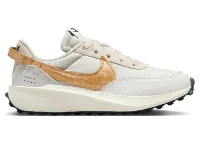 Pre-owned Nike Waffle Debut Metallic Gold (women's) Sneakers In Light Orewood Brown/sail/black In Multi