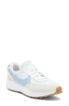 Nike Waffle Debut Sneaker In Platinum Tint/blue-white