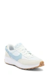 Nike Waffle Debut Sneaker In Platinum Tint/blue-white