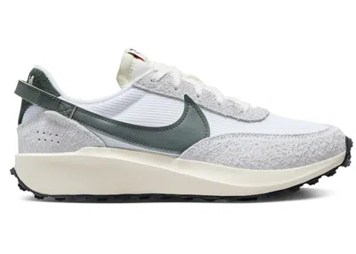 Pre-owned Nike Waffle Debut Vintage Vintage Green (women's) Sneakers In White/coconut Milk/orange