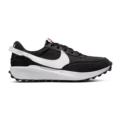 Nike Waffle Debut Womens Sneakers In Black