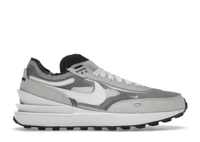 Pre-owned Nike Waffle One Cool Grey (women's) Sneakers In Summit White/black/orange
