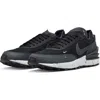 Nike Waffle One Crater Sneaker In Black/anthracite/grey