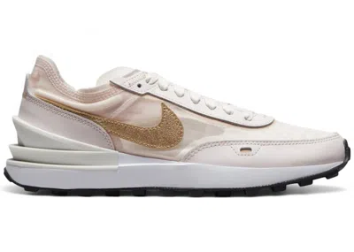 Pre-owned Nike Waffle One Essential Metallic Copper (women's) Sneakers In Light Soft Pink/sail/shimmer In Multi