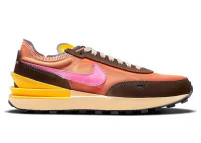 Pre-owned Nike Waffle One Exeter Edition Orange (women's) Sneakers In Orange Pulse/baroque Brown/university Gold In Multi