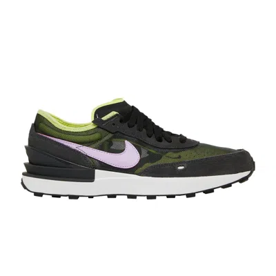 Pre-owned Nike Waffle One Gs 'light Lemon Twist Lilac' | Black | Kid's Size 5.5