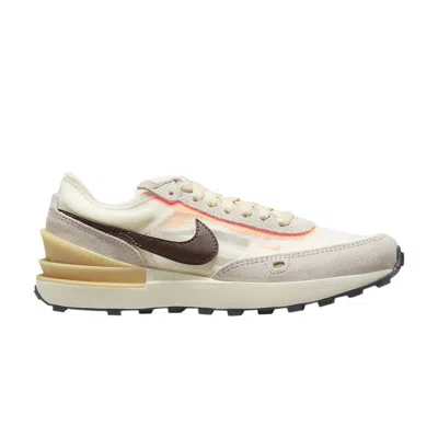 Pre-owned Nike Waffle One Gs 'natural Light Bone' | Cream | Kid's Size 6.5