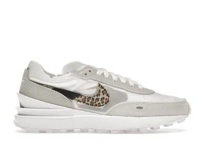 Pre-owned Nike Waffle One Leopard (women's) Sneakers In White