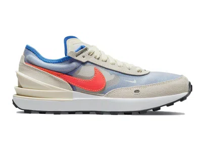 Pre-owned Nike Waffle One Natural Crimson Sneakers In Coconut Milk/hyper Royal/light Lemon Twist