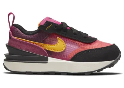 Pre-owned Nike Waffle One Sneakers In Active Fuchsia/black/coconut Milk