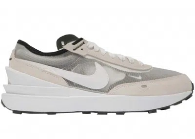 Pre-owned Nike Waffle One Sneakers In Summit White/black/orange