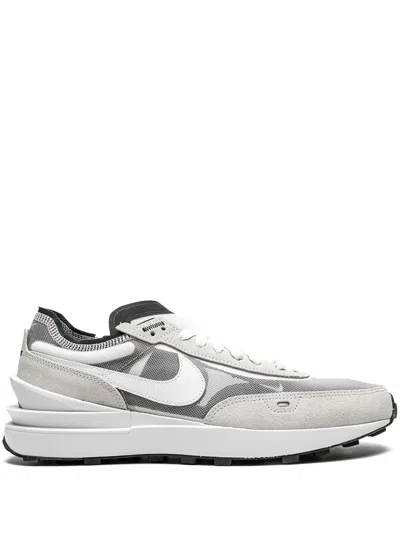 Nike Waffle One Sneakers In White Leather