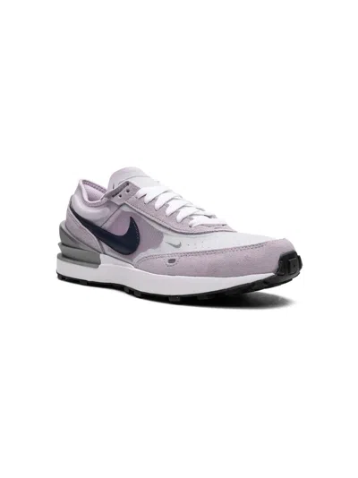 Nike Kids' Waffle One "violet Frost" Sneakers In Grey