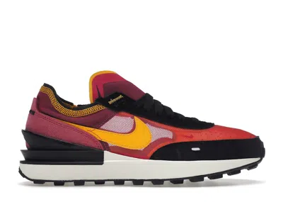 Pre-owned Nike Waffle One (women's) Sneakers In Active Fuchsia/university Gold/black
