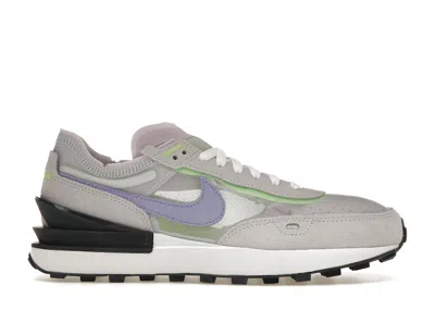 Pre-owned Nike Waffle One (women's) Sneakers In Football Grey/light Thistle/dark Ob In Multi