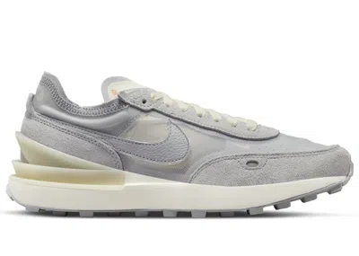 Pre-owned Nike Waffle One (women's) Sneakers In Grey Fog/light Smoke Grey/coconut Milk In Multi