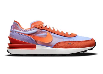 Pre-owned Nike Waffle One (women's) Sneakers In Team Orange/purple Pulse/active Fuchsia
