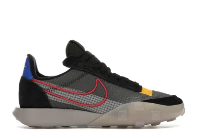 Pre-owned Nike Waffle Racer 2x University Red (women's) Sneakers In Black/enigma Stone/solar Flare
