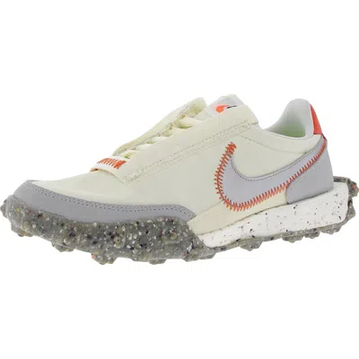 Nike Waffle Racer Crater Womens Fitness Athleisure Athletic And Training Shoes In Multi