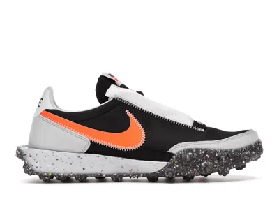 Pre-owned Nike Waffle Racer Crater (women's) Sneakers In Summit White/hyper Crimson/photon Dust In Multi