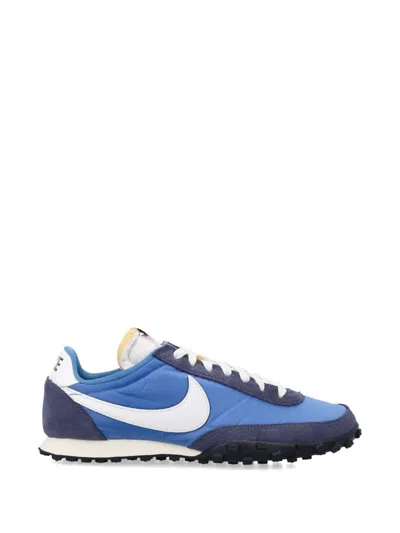 Nike Waffle Racer Lace-up Suede Sneakers In Blue
