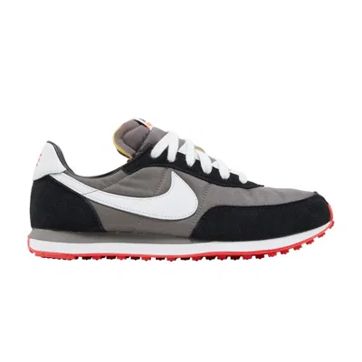 Pre-owned Nike Waffle Trainer 2 Gs 'flat Pewter Siren Red' | Grey | Kid's Size 3.5
