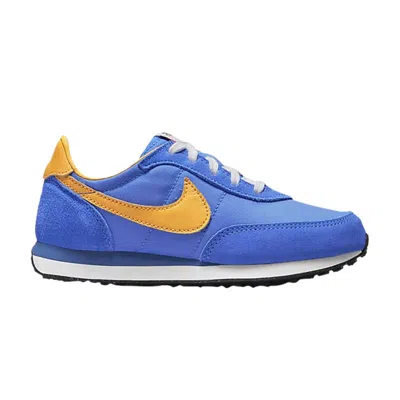 Pre-owned Nike Waffle Trainer 2 Ps 'medium Blue University Gold' | Kid's Size 13.5
