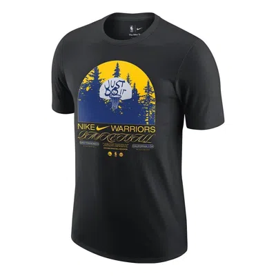Nike Warriors Max 90 Just Do It Dri-fit Cotton Shirt 'black'
