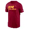 Nike Men's Burgundy Washington Commanders Air Essential T-shirt In Red