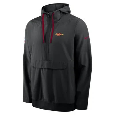 Nike Washington Commanders Alt Anorak  Men's Nfl 1/2-zip Hooded Jacket In Black