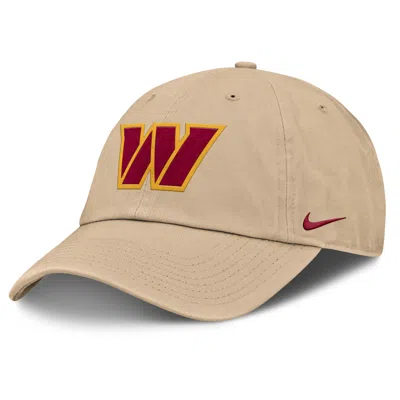 Nike Washington Commanders Club  Men's Nfl Adjustable Hat In Brown
