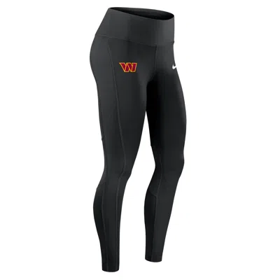 Nike Washington Commanders Epic Fast  Women's Dri-fit Nfl Leggings In Black